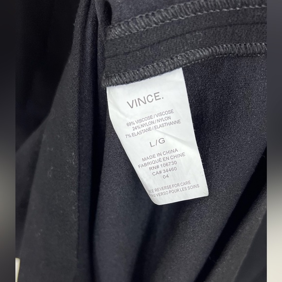 VINCE. Black Sheath Dress L - Picture 8 of 12